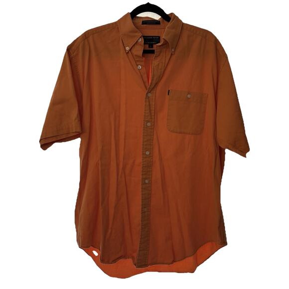 Alexander‎ Julian Colours Men's Shirt Orange Cotton Polyester Blend Size Large - Picture 1 of 8